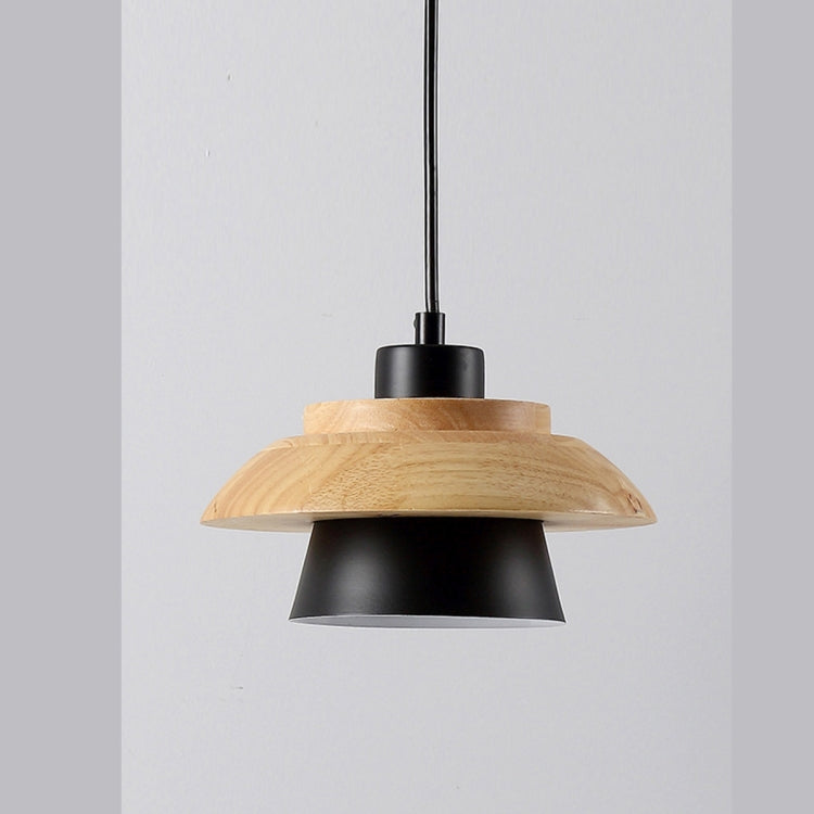 YWXLight Nordic Creative Personality Modern Minimalist Solid Wood Metal Pendant Light