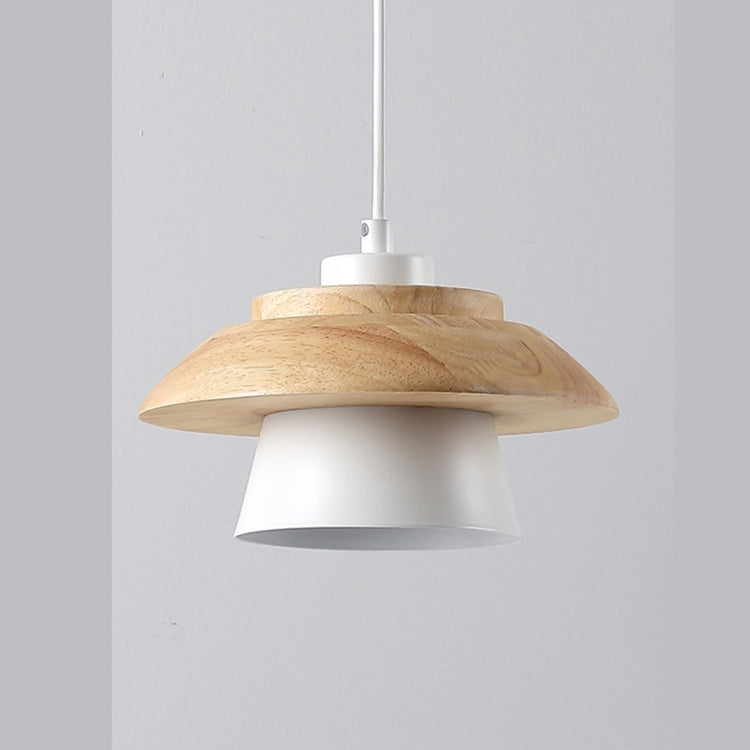 YWXLight Nordic Creative Personality Modern Minimalist Solid Wood Metal Pendant Light