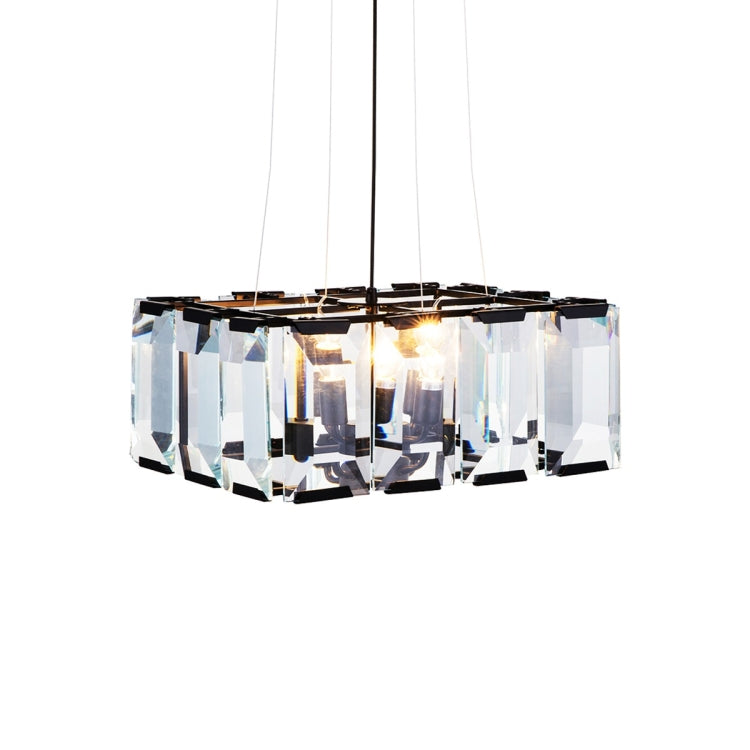 YWXLight Hardware Iron Crystal Lighting Luxury Modern Pendant Light Ceiling Light Chandelier