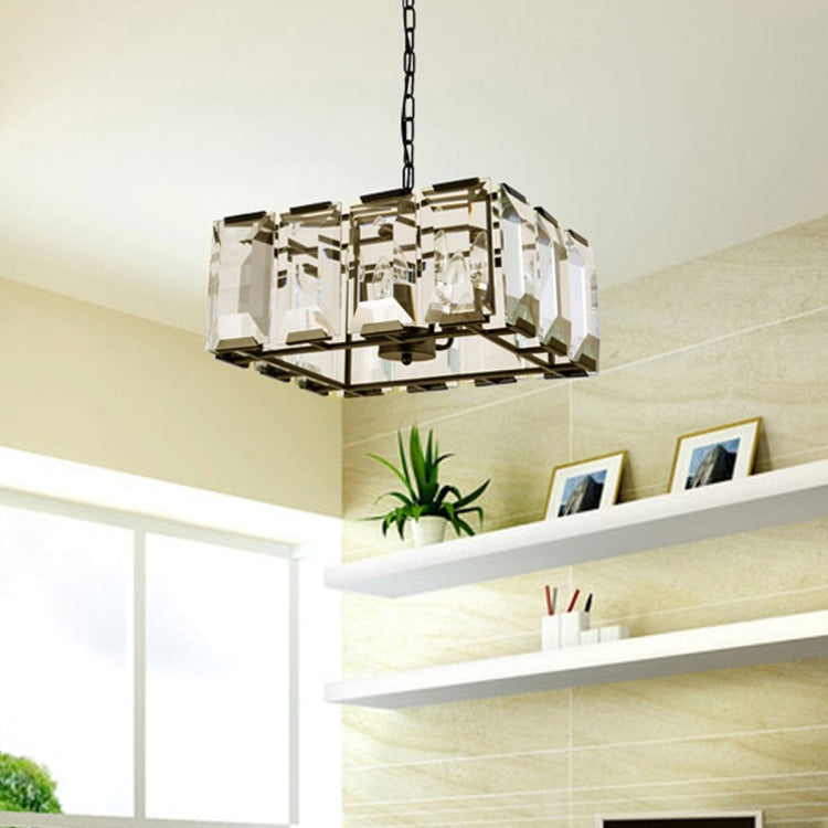 YWXLight Hardware Iron Crystal Lighting Luxury Modern Pendant Light Ceiling Light Chandelier