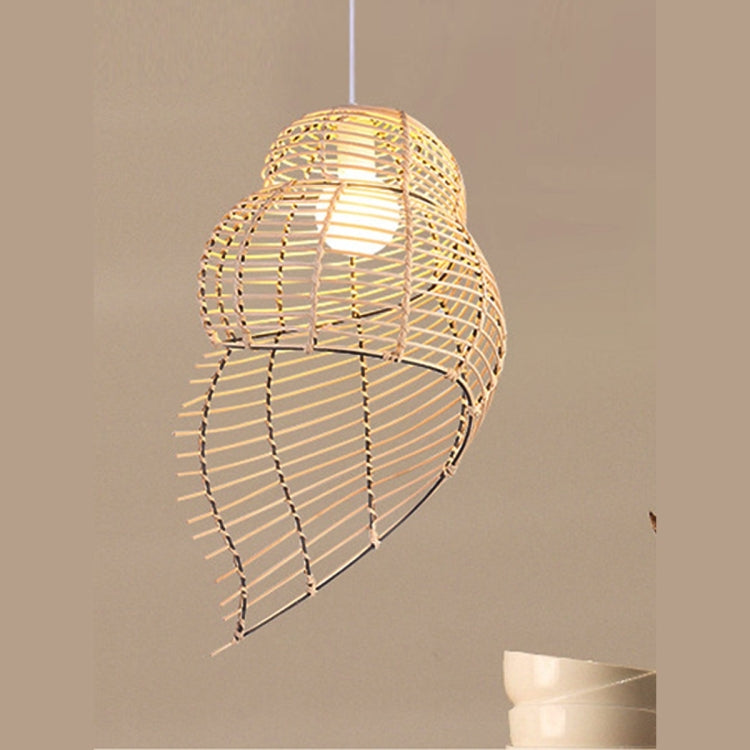 YWXLight Home Decoration Home Lighting Personality Creative Pastoral Wind Grass Vine Weaving Conch Pendant Light