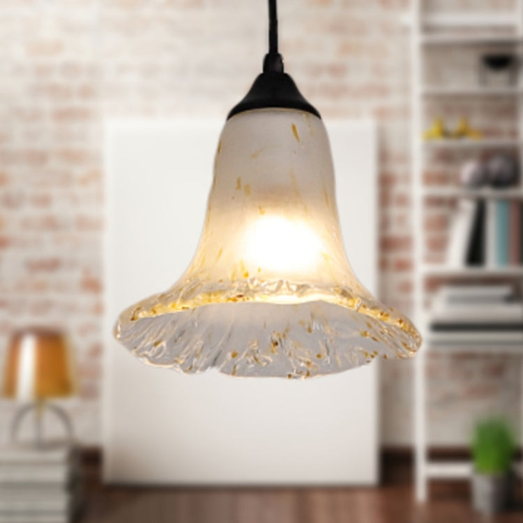 YWXLight Nordic Modern Hanging Lamp Glass Lampshade Creative Pendant Light with E14 Edison Bulb