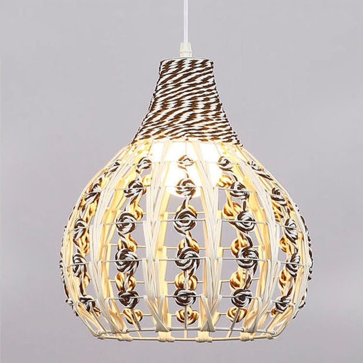 YWXLight Rattan Lamp Pendant Light Bedroom Dining Study Personality Retro Hang Lamp