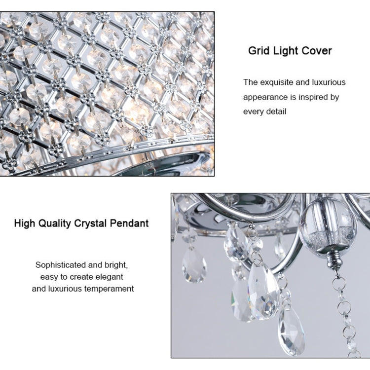 YWXLight Crystal LED Hang Lamp LED Light Restaurant Corridor Pendant Light E14 Bulb