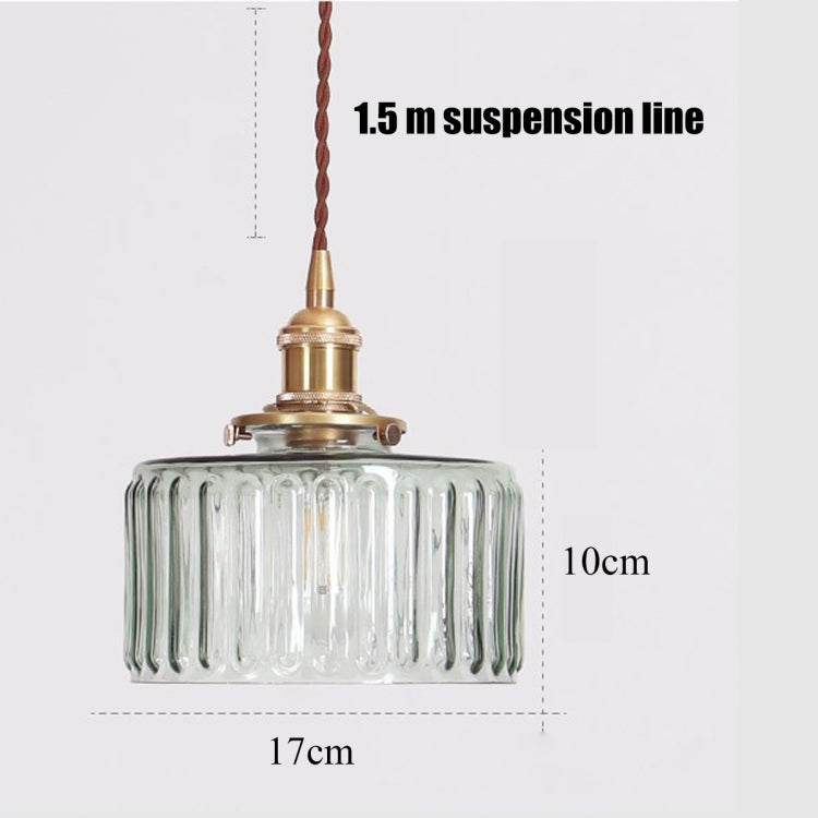 YWXLight Modern Hanging lamp Glass Transparent Creative Pendant Light With E27 Edison Bulb Perfect for Kitchen Dining Room Bedroom