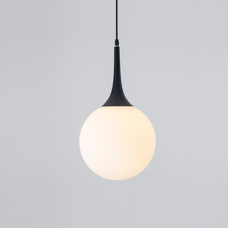 YWXLight Nordic Modern Hanging Lamp Glass Circle Ball Pendant Light With E27 Edison Bulb Perfect for Kitchen Dining Room Bedroom