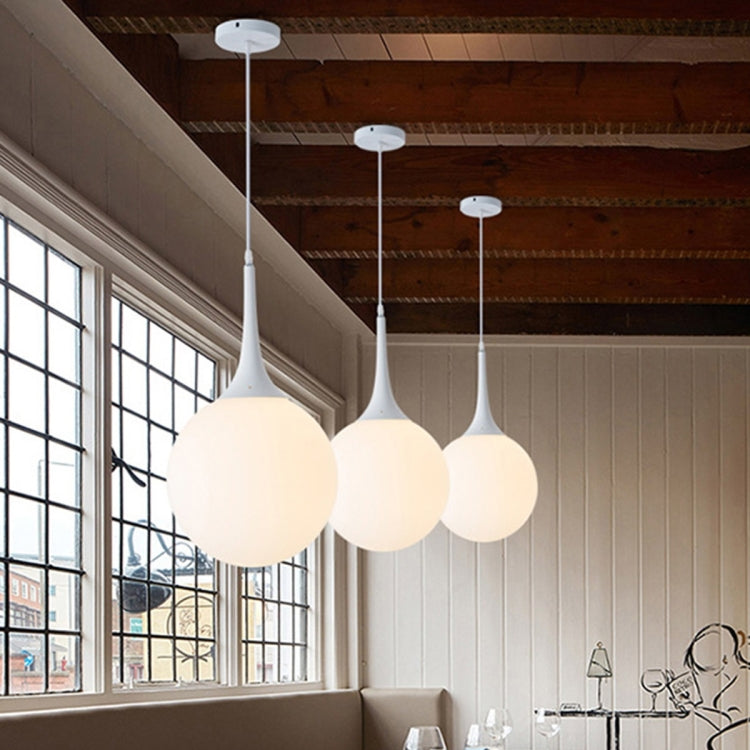 YWXLight Nordic Modern Hanging Lamp Glass Circle Ball Pendant Light With E27 Edison Bulb Perfect for Kitchen Dining Room Bedroom