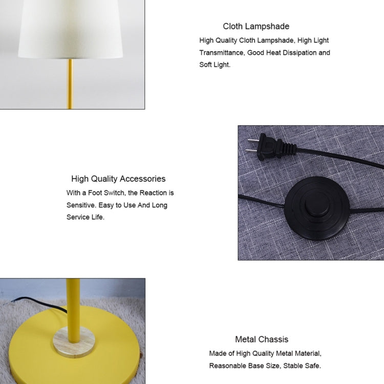 YWXLight Foot Switch Macaron Floor Lamp