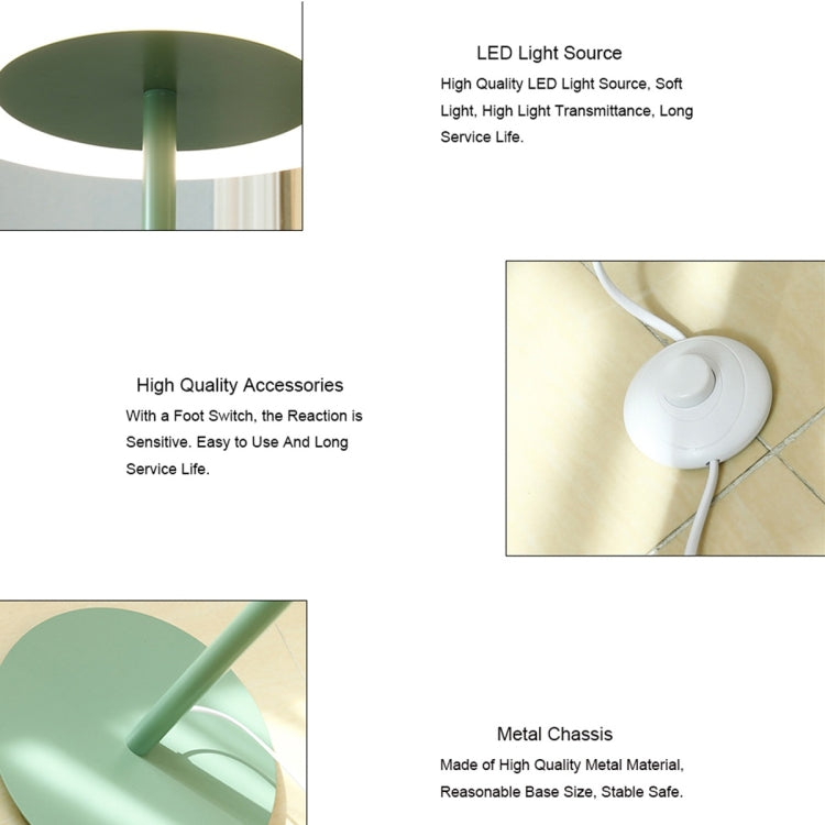YWXLight Simple Macaron Bedroom Floor Lamp