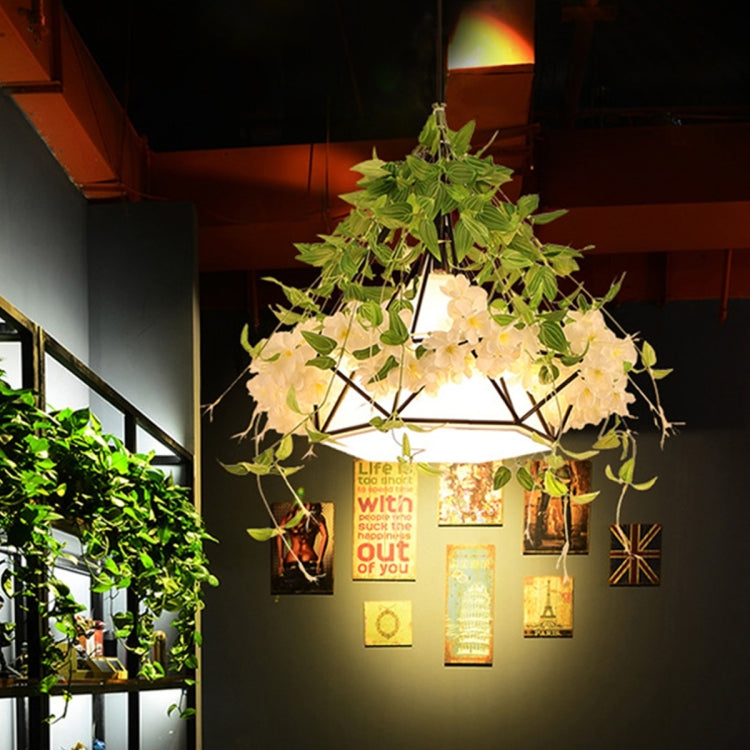 YWXLight Interior Decoration Simulation Green Plant Flower Pendant Lights