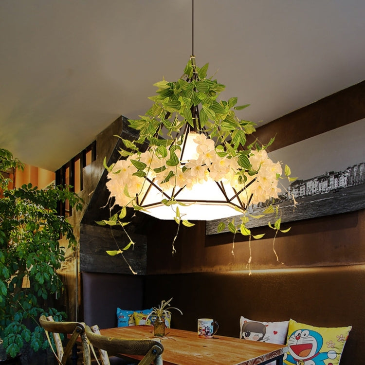 YWXLight Interior Decoration Simulation Green Plant Flower Pendant Lights