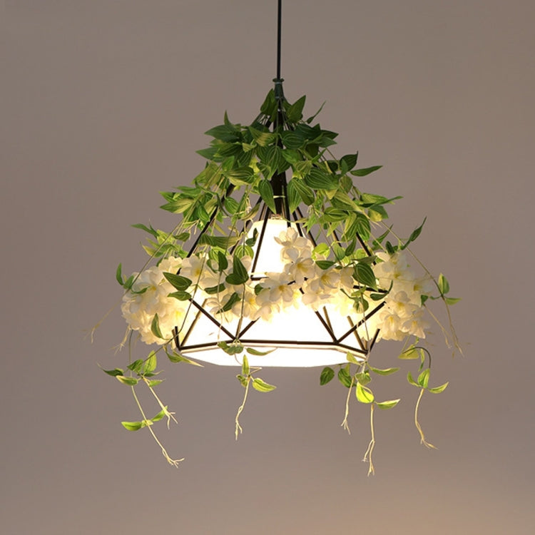 YWXLight Interior Decoration Simulation Green Plant Flower Pendant Lights