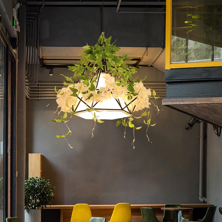 YWXLight Interior Decoration Simulation Green Plant Flower Pendant Lights