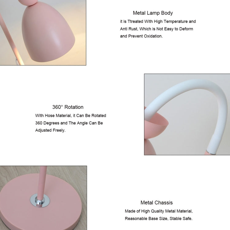 YWXLight Eye Protection Vertical Macaron Floor Lamp