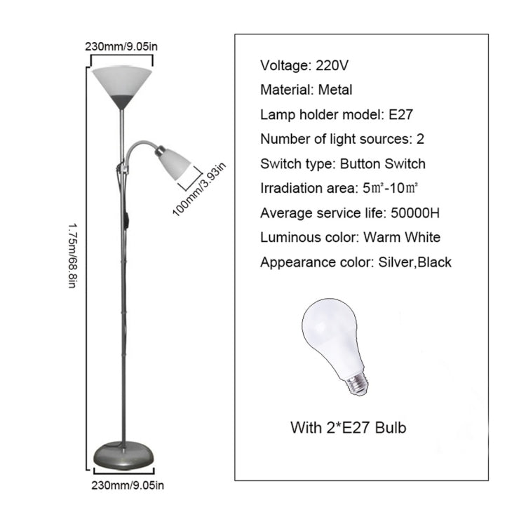 YWXLight Folding Wrought Iron Floor Lamp