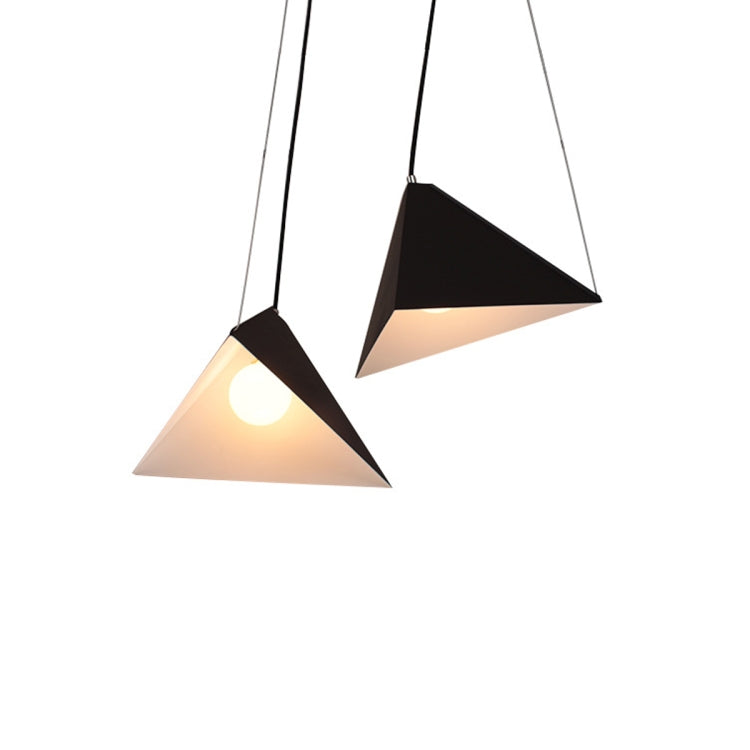 YWXLight Modern Creative Chandelier Geometric Triangle Single Head Modern Pendant Light