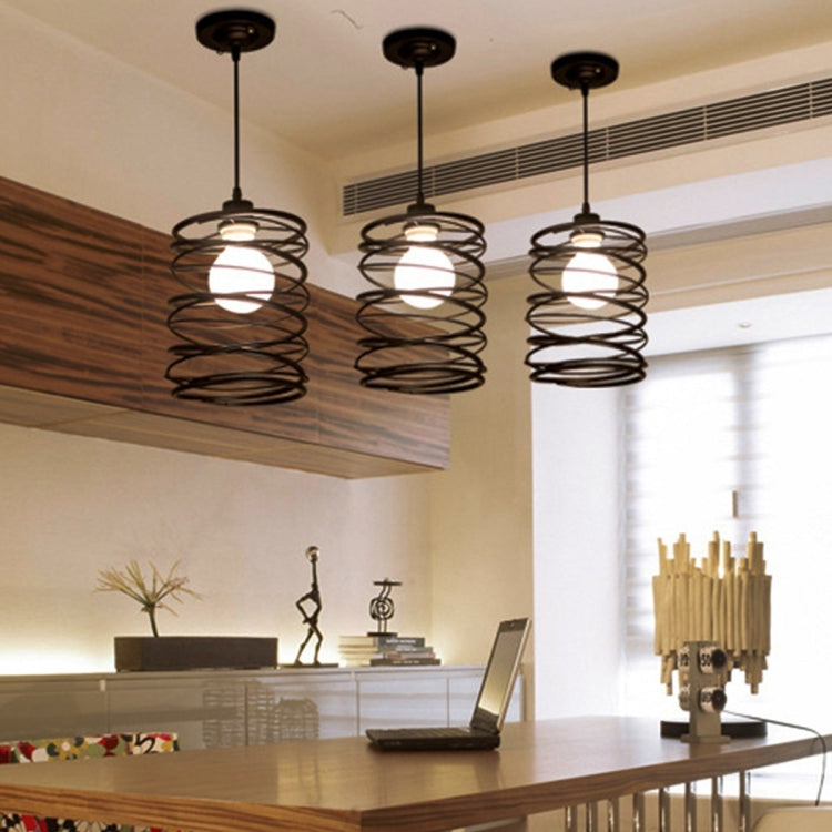 YWXLight Home Lighting Modern Creative Simple Black Metal Restaurant Pendant Light