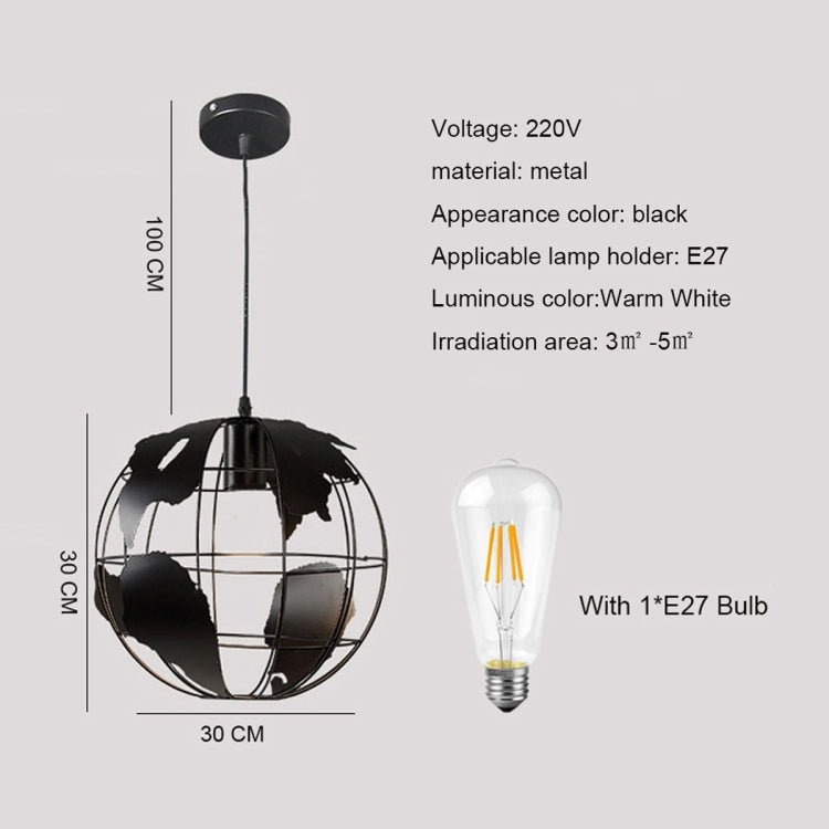 YWXLight Earth Hanging Ceiling Lamp Fixture Ceiling Fixture Fashion Kitchen Pendant Light