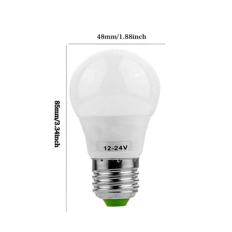 YWXLight 6PCS E27 3W AC/DC 12-24V 6LEDs 5730SMD LED Bulb