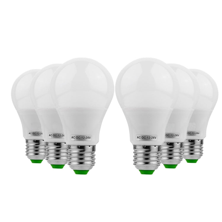 YWXLight 6PCS E27 5W AC/DC 12-24V 10LEDs 5730SMD LED Bulb