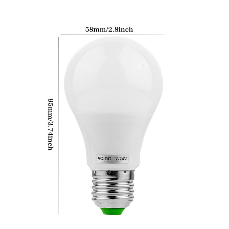 YWXLight 6PCS E27 5W AC/DC 12-24V 10LEDs 5730SMD LED Bulb