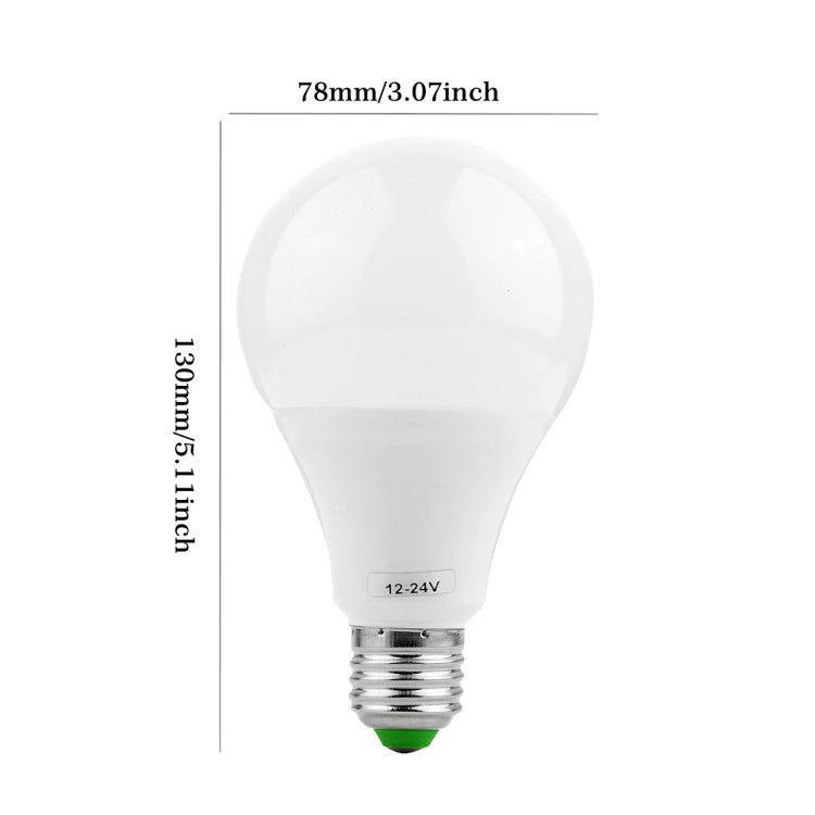 YWXLight 6PCS E27 9W AC/DC 12-24V 18LEDs 5730SMD LED Bulb