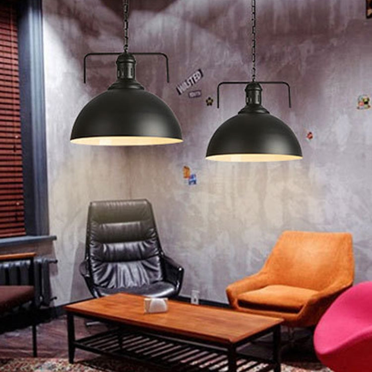 YWXLight Retro Industrial Pendant Light Creative Single Head Iron Art Hanging Lamp E27 Bulb Perfect for Kitchen Dining Room Bedroom Living Room