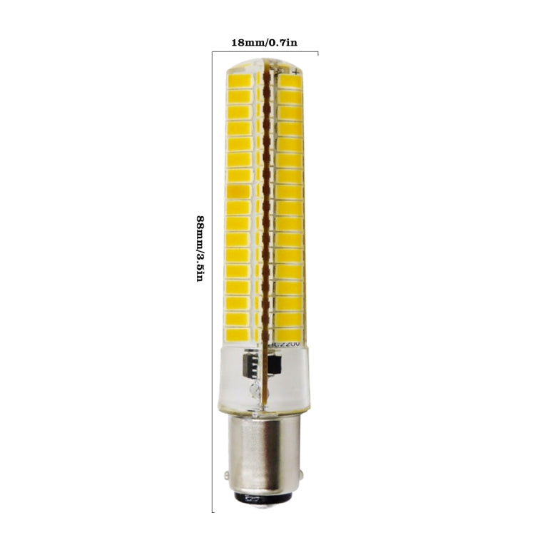 YWXLight 6PCS BA15D 7W AC 200-240V 136LEDs SMD 5730 Energy-saving LED Silicone Lamp