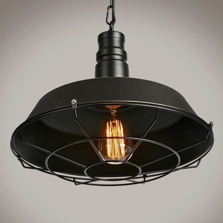 YWXLight Retro Industrial Pendant Light Creative Single Head Iron Art Pendant Lamp E27 Bulb Perfect for Kitchen Dining Room Bedroom Cafe