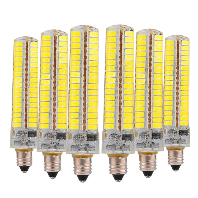6 PCS YWXLight  E11 7W AC 110-120V 136LEDs SMD 5730 Energy-saving LED Silicone Lamp