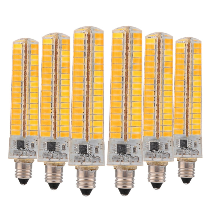 6 PCS YWXLight  E11 7W AC 110-120V 136LEDs SMD 5730 Energy-saving LED Silicone Lamp