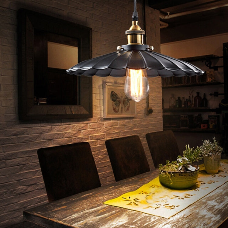 YWXLight Nordic Retro Industrial Pendant Light Creative Lotus Leaf Pendant Lamp E27 Bulb Perfect for Kitchen Dining Room Bedroom Cafe