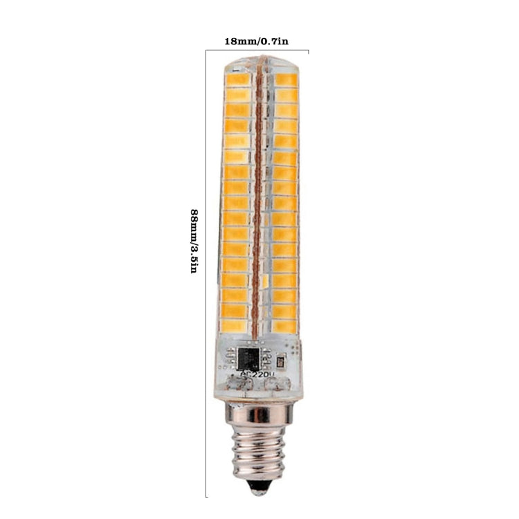 6 PCS YWXLight E12 7W AC 110-120V 136LEDs SMD 5730 Energy-saving LED Silicone Lamp