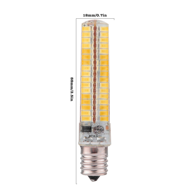 6 PCS YWXLight E14 10W AC 110-120V 136LEDs SMD 5730 Energy-saving LED Silicone Lamp