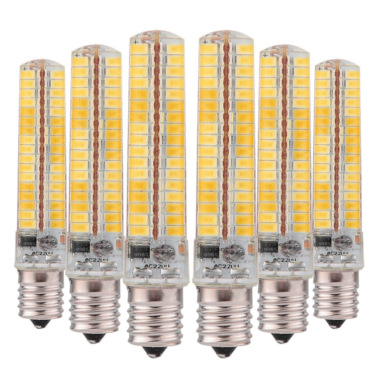6PCS YWXLight E14 10W AC 200-240V 136LEDs SMD 5730 Energy-saving LED Silicone Lamp