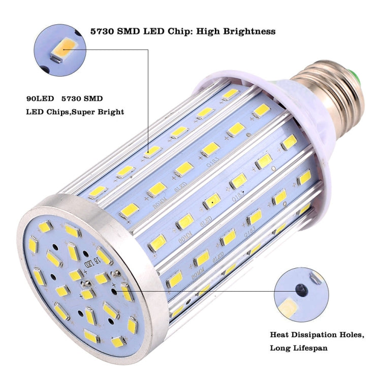 YWXLight E27 20W 90LEDs 5730SMD AC 85-265V Energy Saving Corn Light