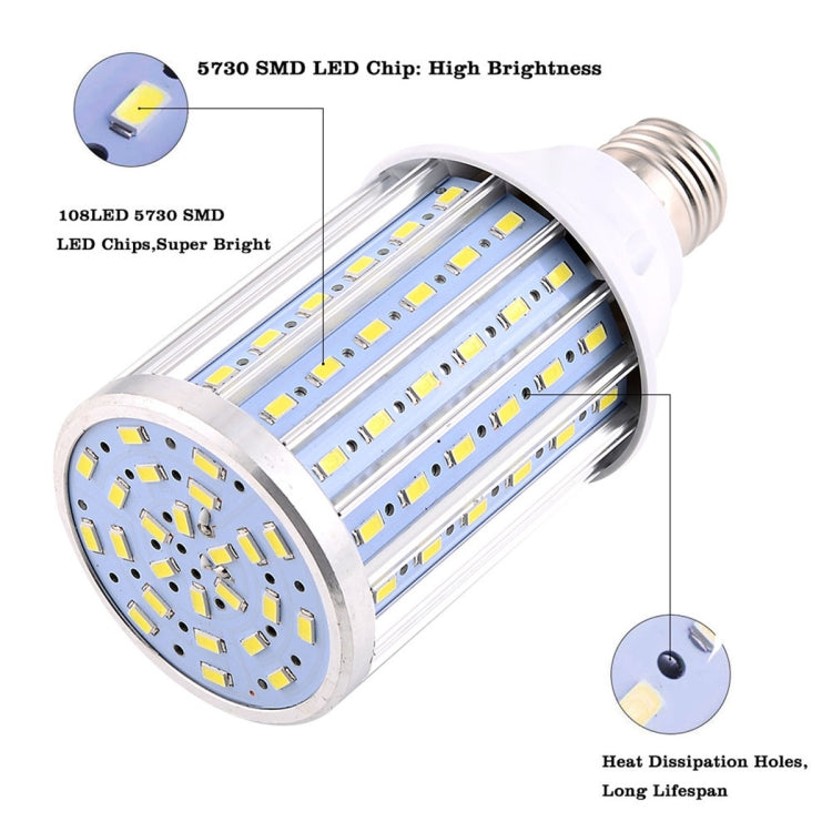 YWXLight AC 85-265V E27 35W 108LEDs 5730SMD Energy-saving Aluminum Alloy Corn Light
