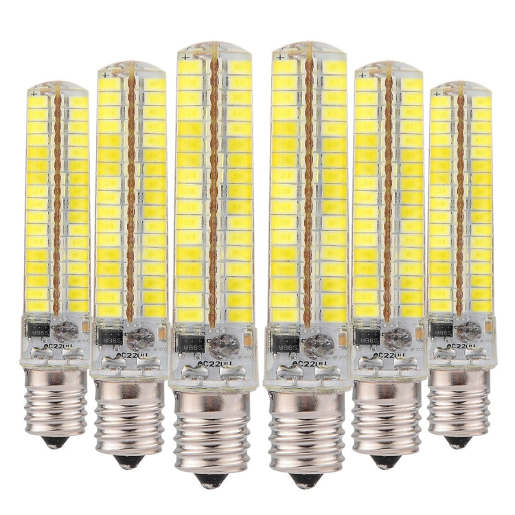 6 PCS YWXLight E17 7W AC 200-240V 136LEDs SMD 5730 Energy-saving LED Silicone Lamp