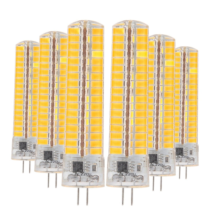 6 PCS YWXLight G4 7W AC 110-120V 136LEDs SMD 5730 Energy-saving LED Silicone Lamp