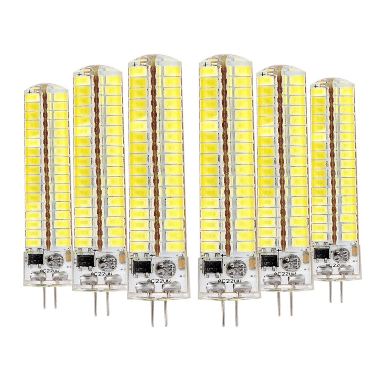 6PCS YWXLight G4 7W AC 220-240V 136LEDs SMD 5730 Energy-saving LED Silicone Lamp