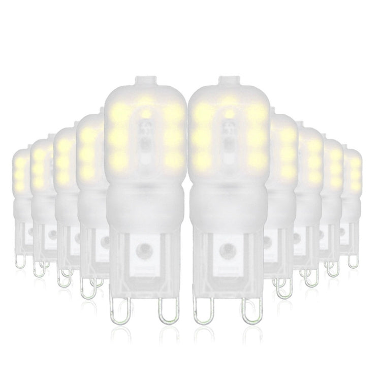 YWXLight 10PCS G9 14LEDs AC 110-130V AC 220-240V 4W 2835SMD LED Double Needle Energy Saving Corn Light