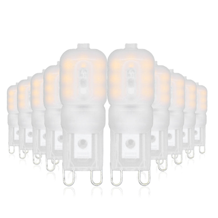 YWXLight 10PCS G9 14LEDs AC 110-130V AC 220-240V 4W 2835SMD LED Double Needle Energy Saving Corn Light