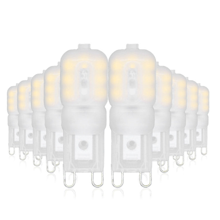 YWXLight 10PCS G9 14LEDs AC 110-130V AC 220-240V 4W 2835SMD LED Double Needle Energy Saving Corn Light