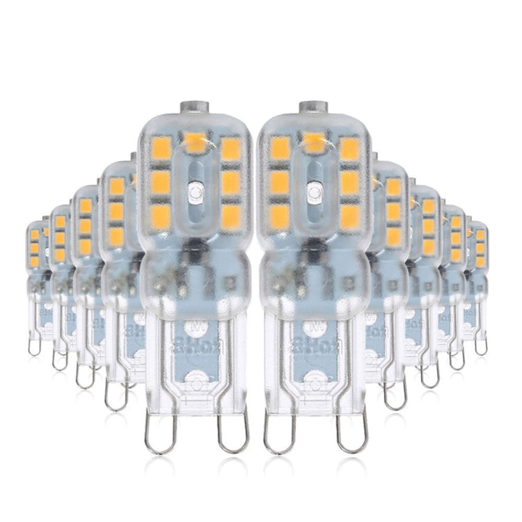 10PCS YWXLight G9 14LEDs 4W 2835SMD Dimmable Transparent Peanut Lamp