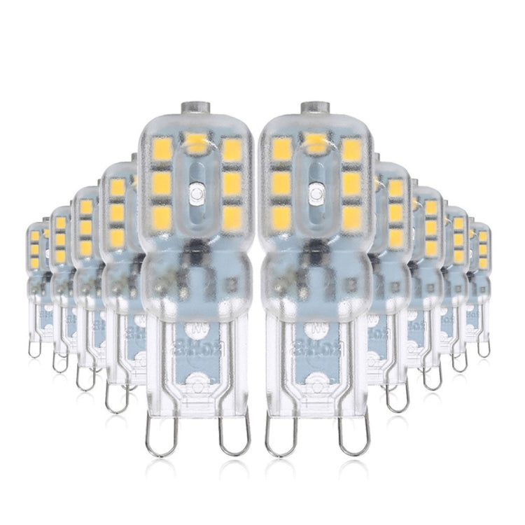 10PCS YWXLight G9 14LEDs 4W 2835SMD Dimmable Transparent Peanut Lamp