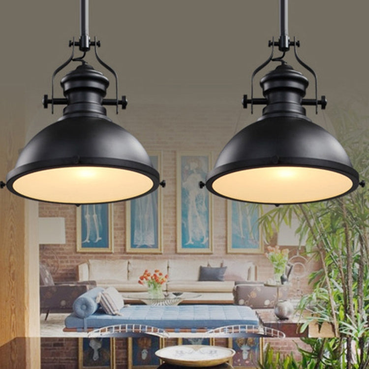 YWXLight LED Hanging Lamp Creative Antique Iron Art Pendant Light E27 Bulb Perfect for Kitchen Dining Room Bedroom Living Room