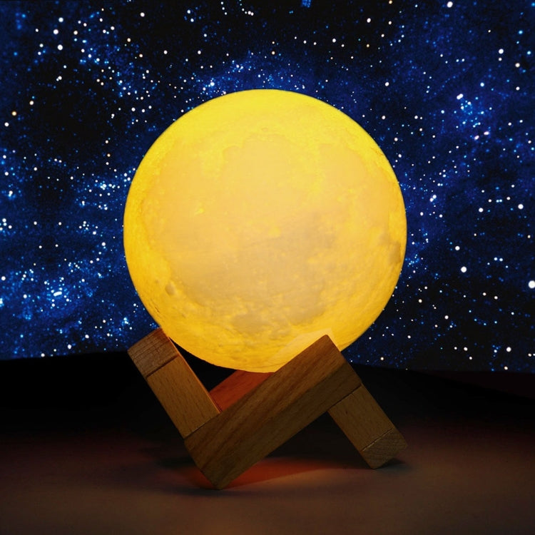 YWXLight RGB 15CM Rechargeable Moon Touch Night Light