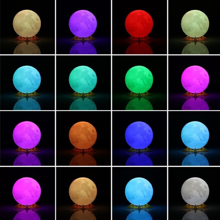 YWXLight RGB 20CM Rechargeable Moon Touch Night Light
