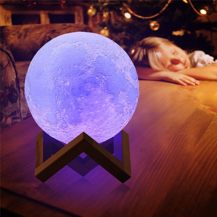 YWXLight RGB 20CM Rechargeable Moon Touch Night Light