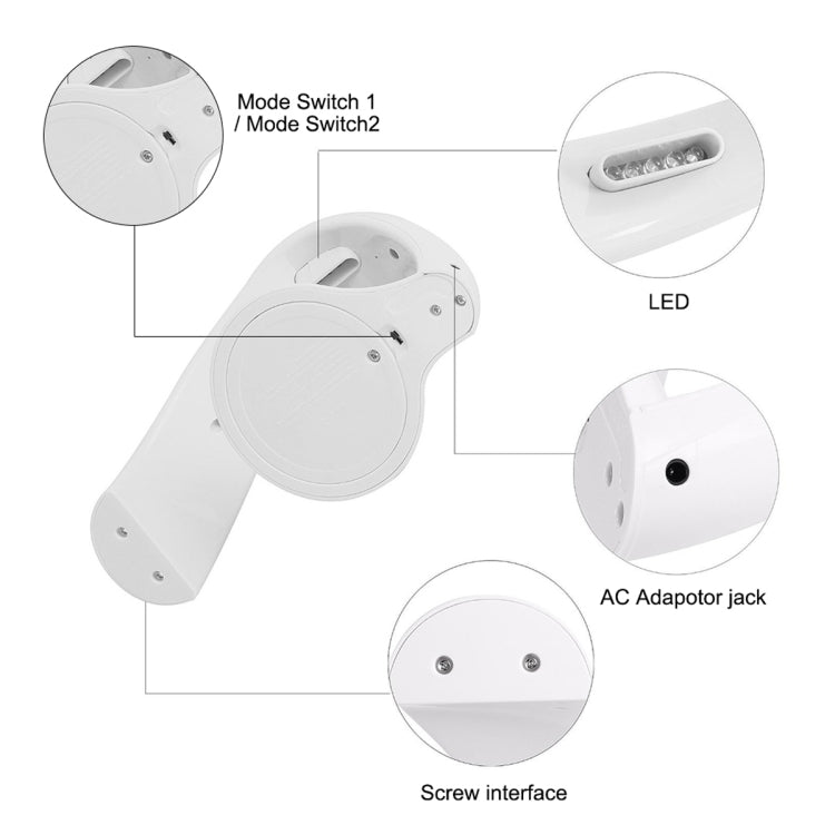 YWXLight Rainbow Projection Reflective Night Light